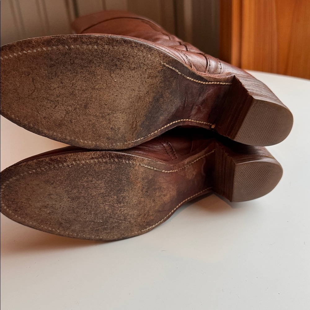 Vintage 1970s Frye Campus Cuff Boot - Picture 5 of 6